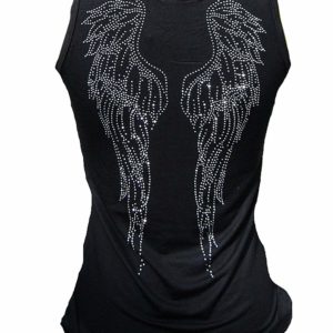 camiseta con tatuajes alas de angel mujer en Con Tatuajes
